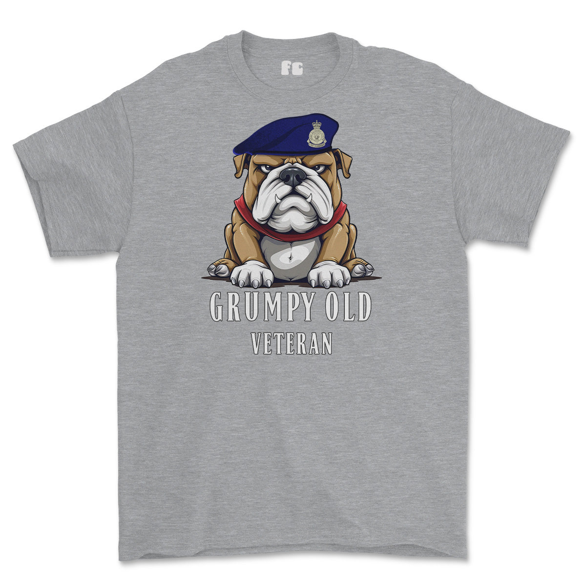 Grumpy Old Army Catering Corps ACC Veteran Printed T-Shirt
