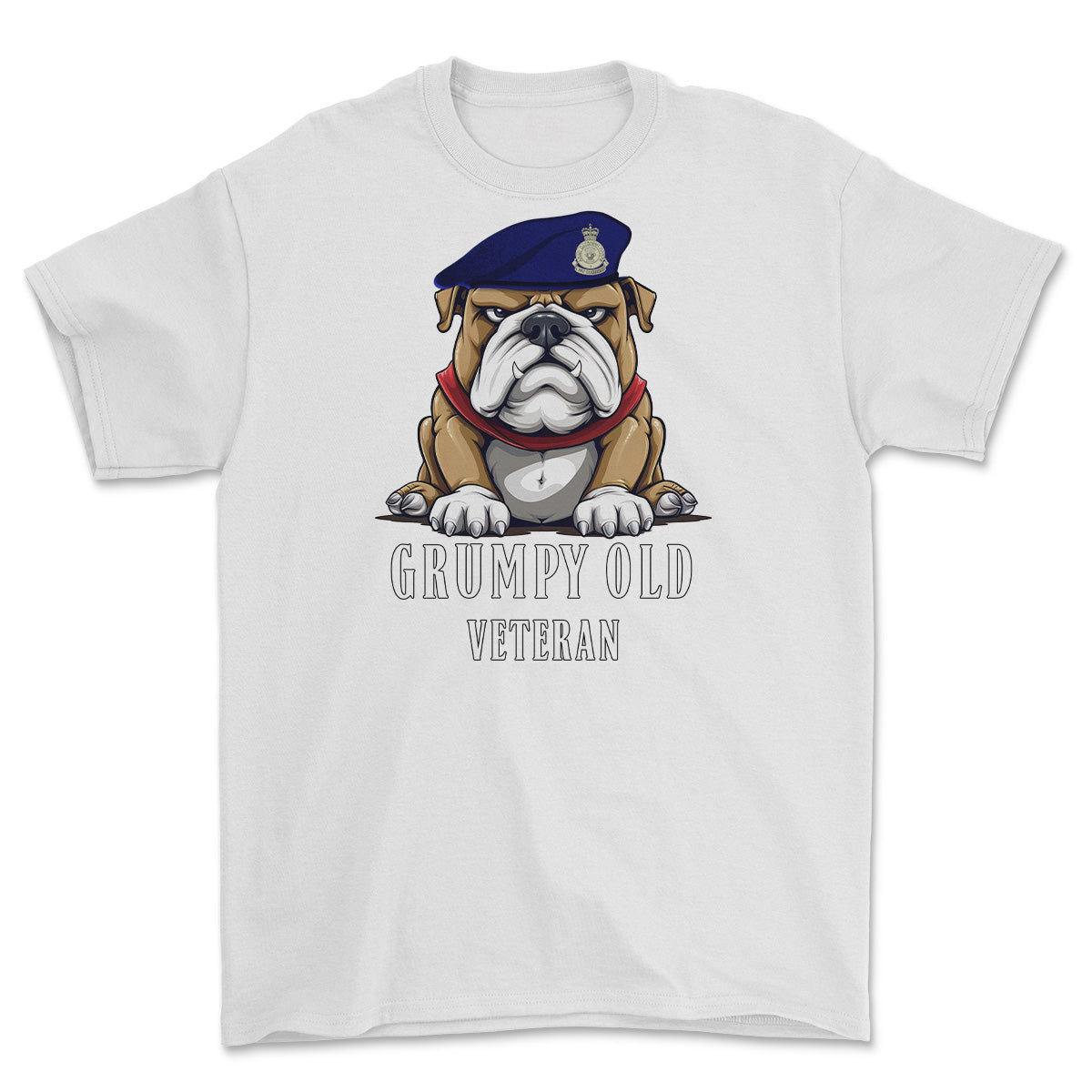 Grumpy Old Army Catering Corps ACC Veteran Printed T-Shirt