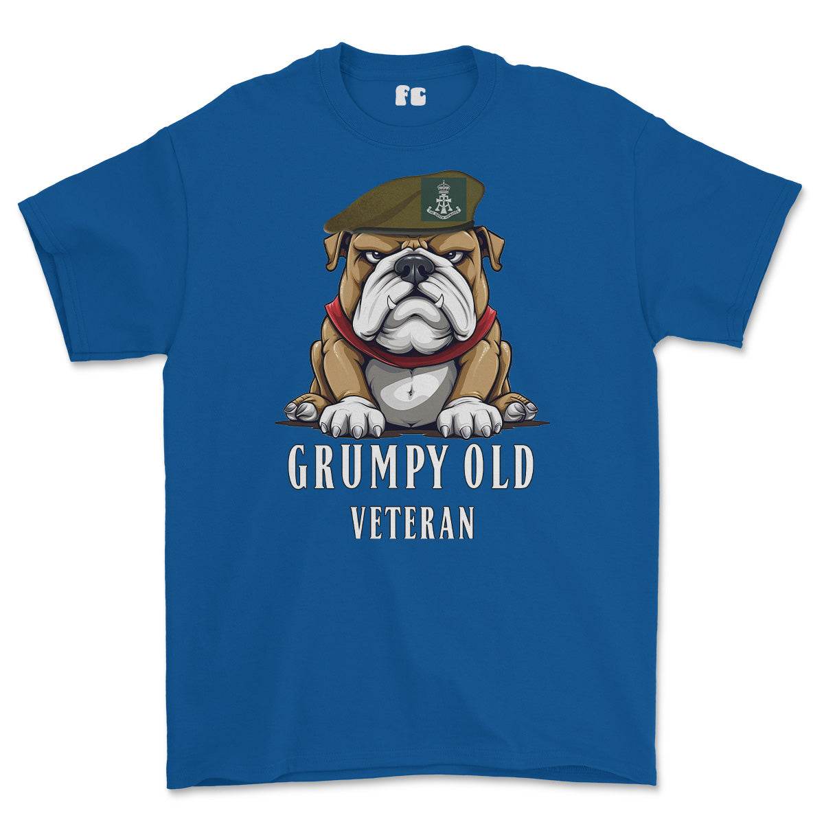 Grumpy Green Howards Veteran Printed T-Shirt