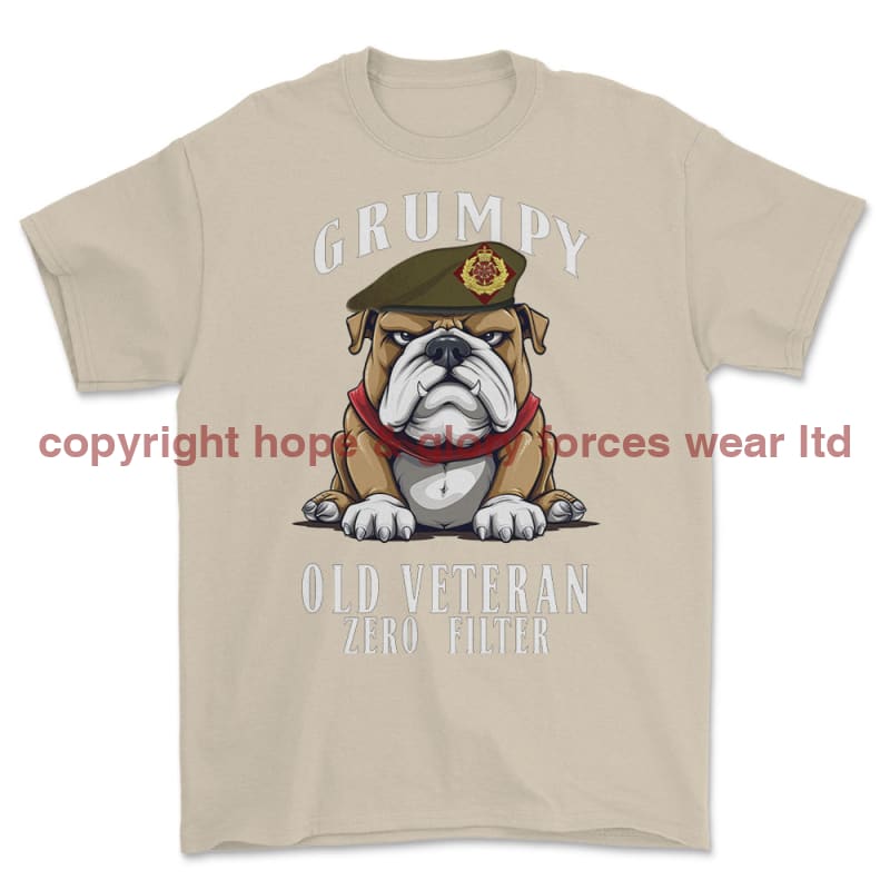Grumpy Old Duke of Lancaster's Regiment Veteran Printed T-Shirt