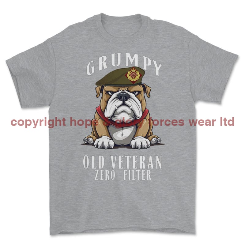 Grumpy Old Duke of Lancaster's Regiment Veteran Printed T-Shirt