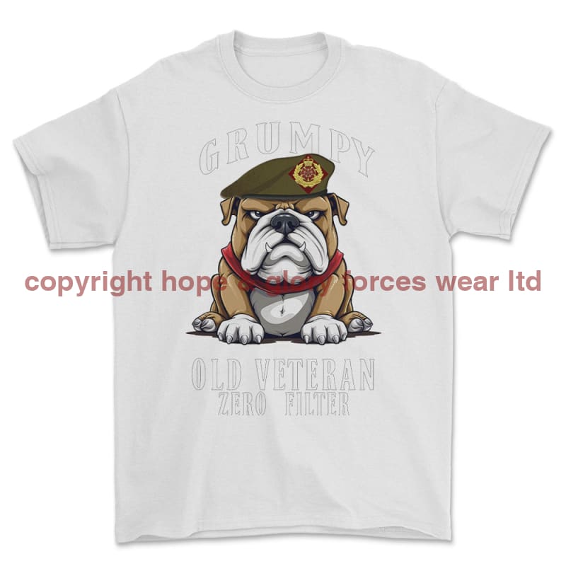 Grumpy Old Duke of Lancaster's Regiment Veteran Printed T-Shirt
