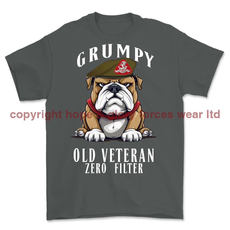 Grumpy Old Duke Of Wellington's Regiment Veteran Printed T-Shirt