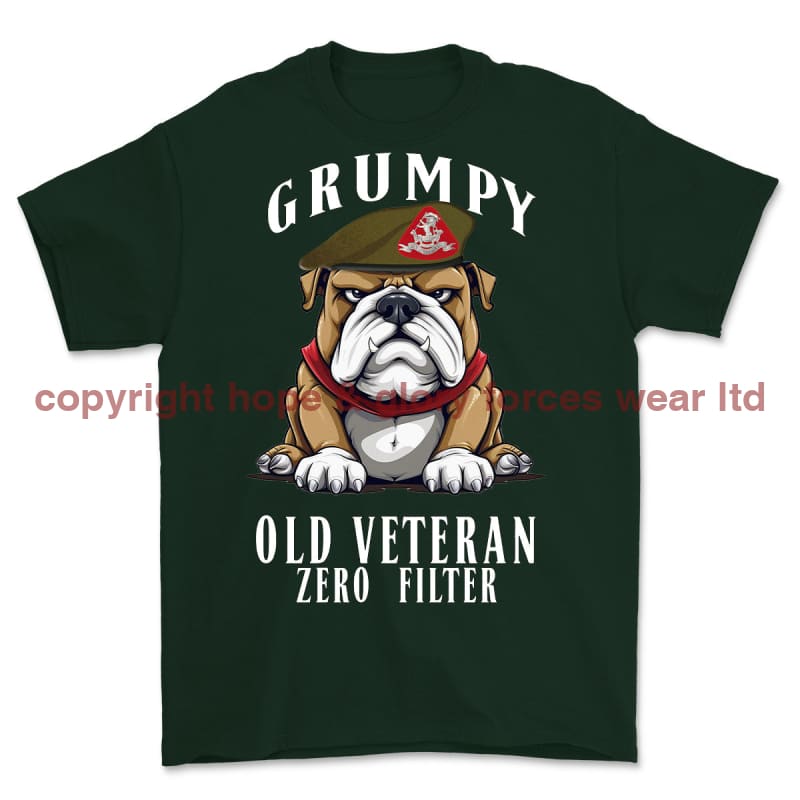 Grumpy Old Duke Of Wellington's Regiment Veteran Printed T-Shirt