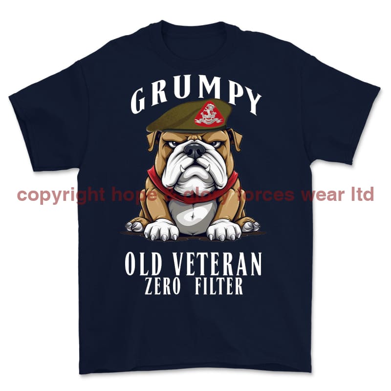 Grumpy Old Duke Of Wellington's Regiment Veteran Printed T-Shirt
