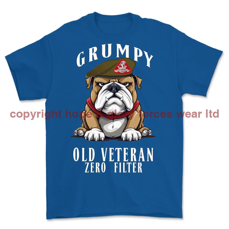 Grumpy Old Duke Of Wellington's Regiment Veteran Printed T-Shirt