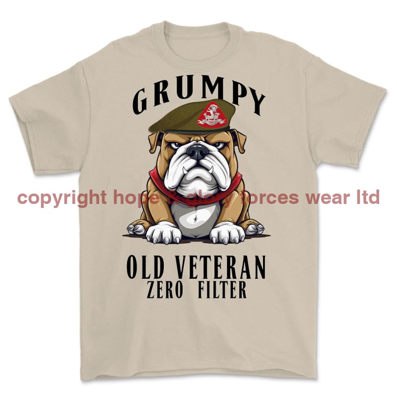 Grumpy Old Duke Of Wellington's Regiment Veteran Printed T-Shirt