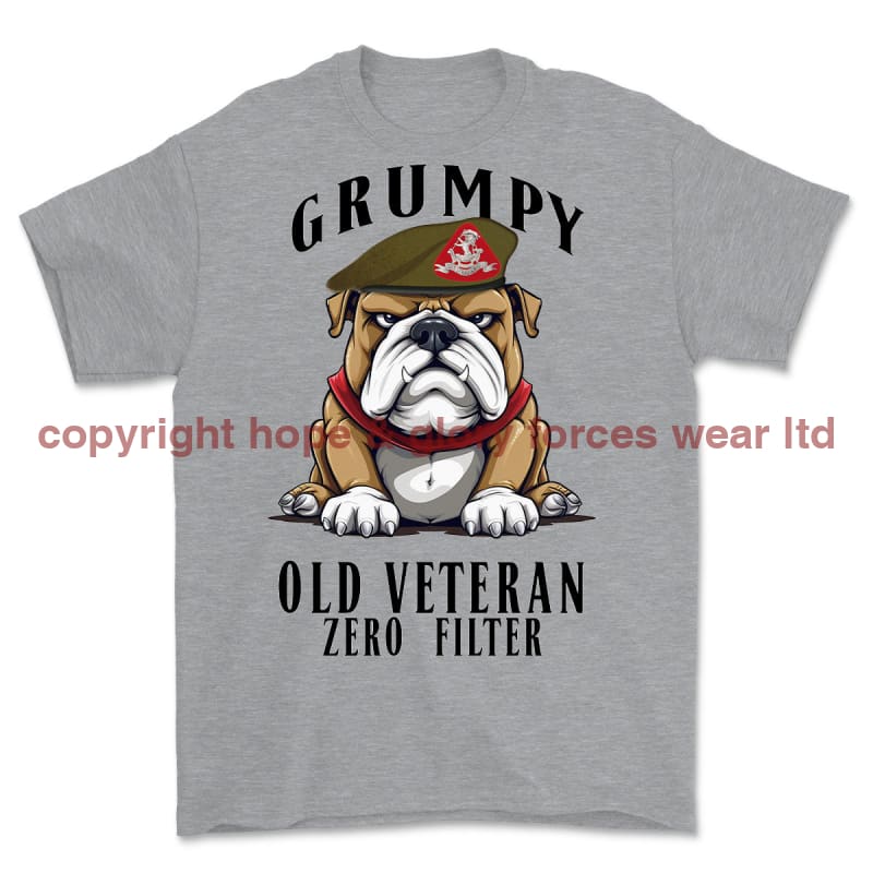 Grumpy Old Duke Of Wellington's Regiment Veteran Printed T-Shirt