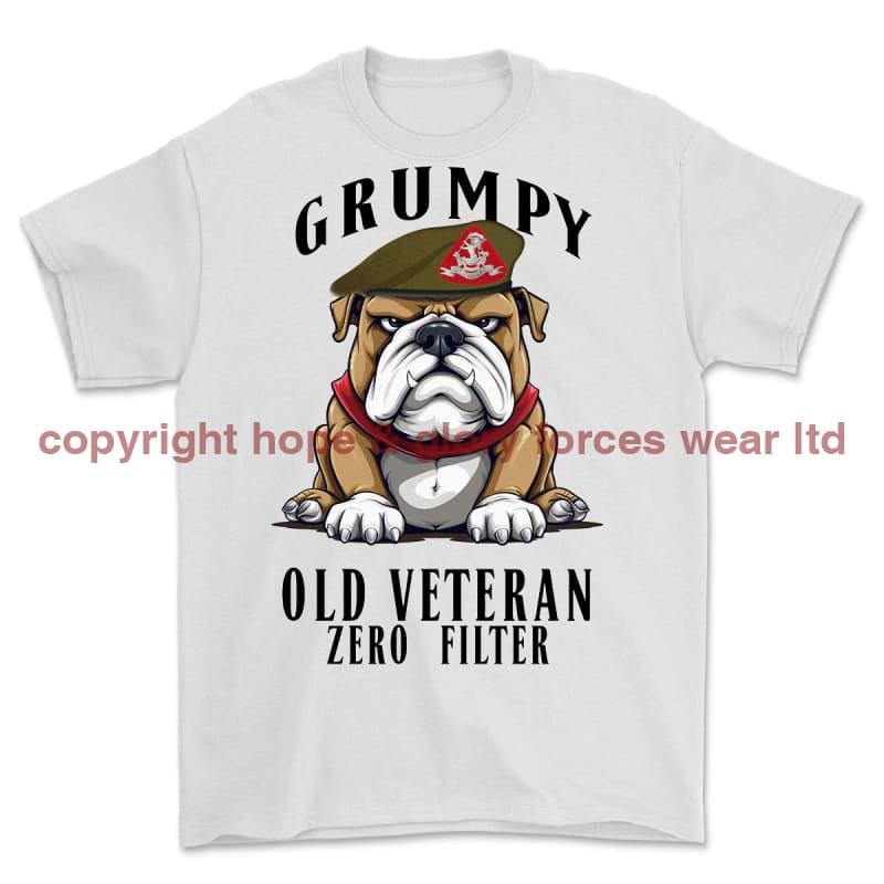 Grumpy Old Duke Of Wellington's Regiment Veteran Printed T-Shirt