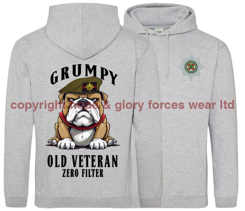 Grumpy Old Irish Guards Veteran Double Side Printed Hoodie