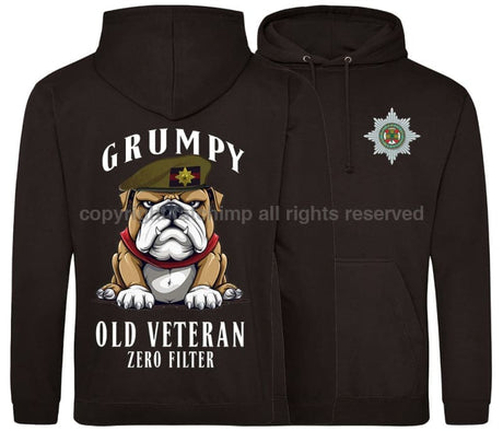 Grumpy Old Irish Guards Veteran Double Side Printed Hoodie