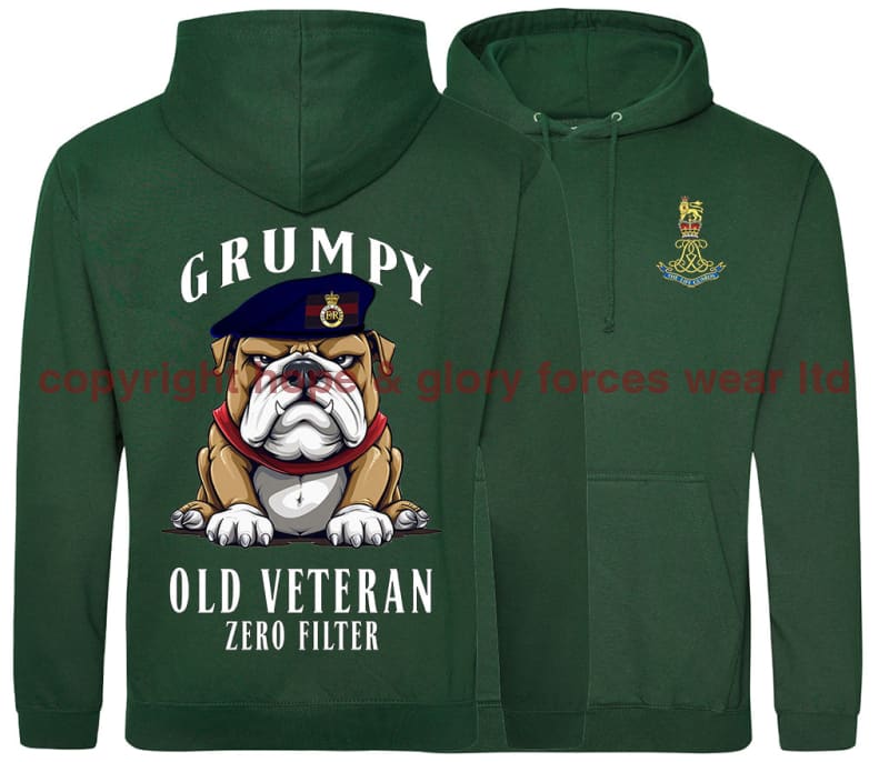 Grumpy Old Life Guards Veteran Double Side Printed Hoodie