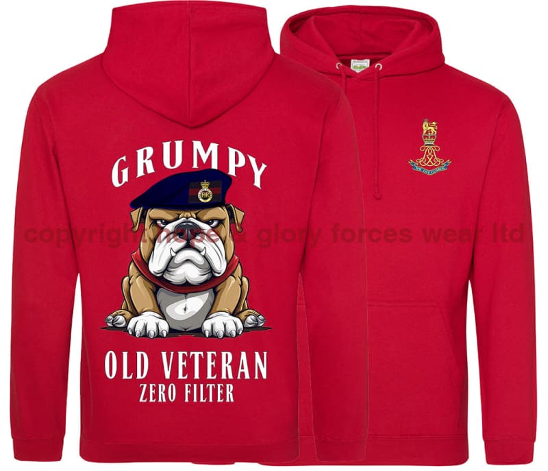Grumpy Old Life Guards Veteran Double Side Printed Hoodie