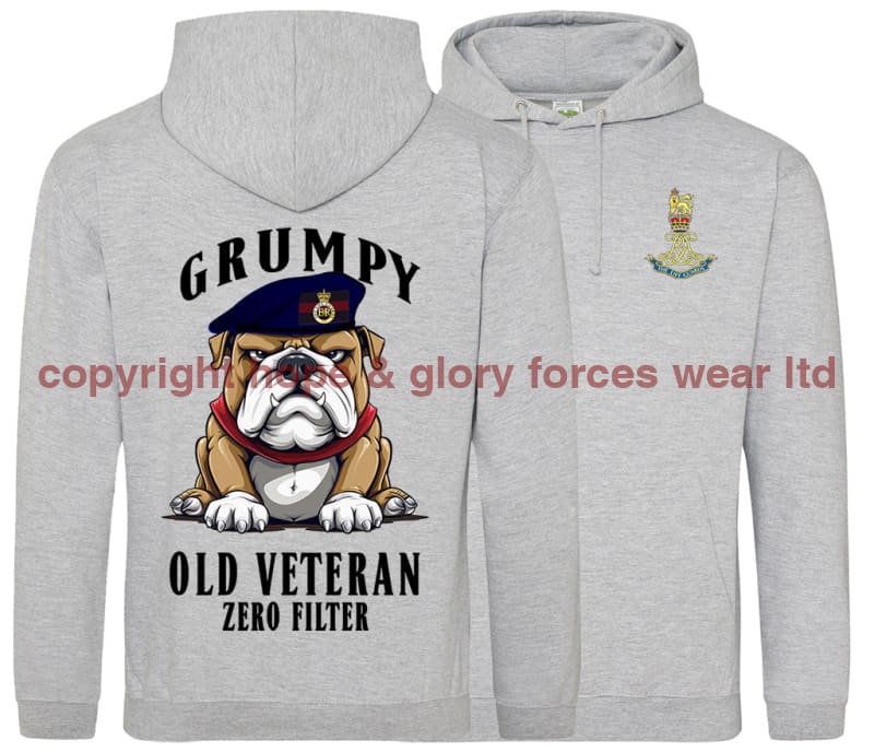 Grumpy Old Life Guards Veteran Double Side Printed Hoodie