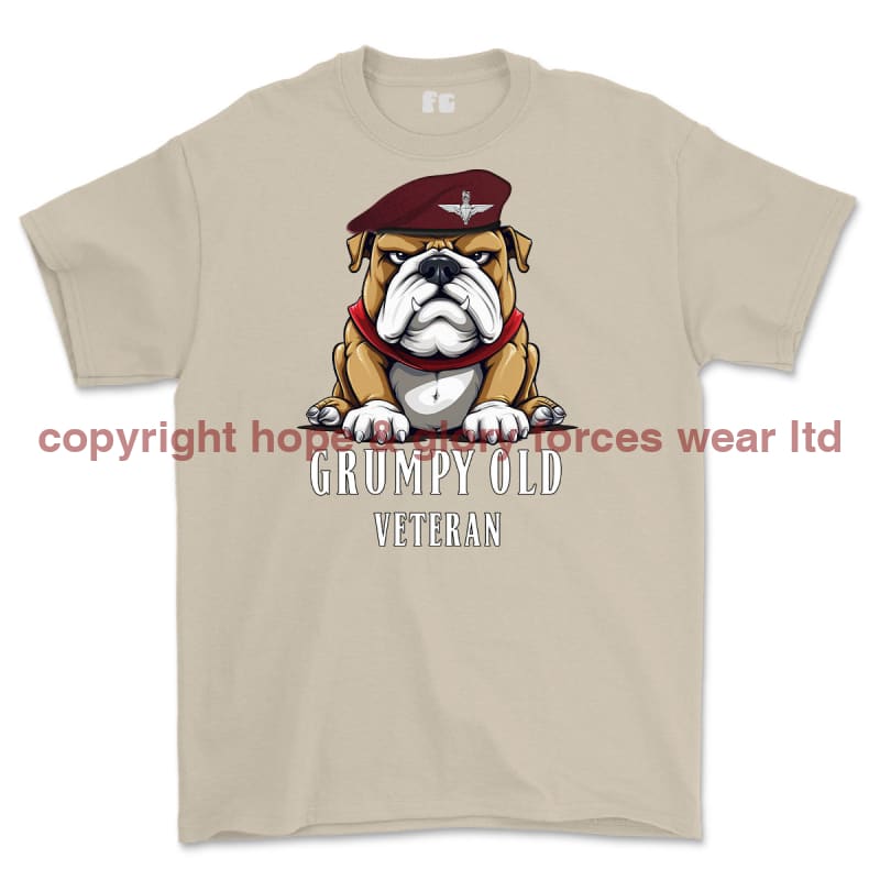 Grumpy Old PARA Veteran Printed T-Shirt
