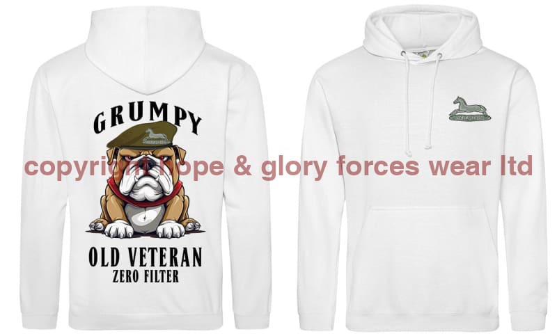 Grumpy Old POW Own Regiment of Yorkshire Veteran Double Side Printed Hoodie