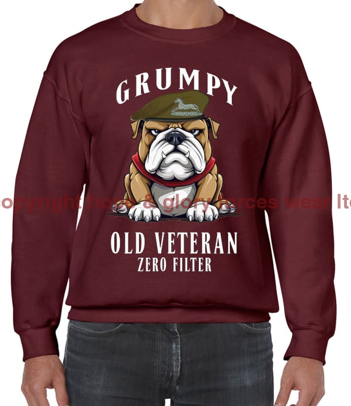 Grumpy Old POW Own Regiment of Yorkshire Veteran Front Printed Sweater
