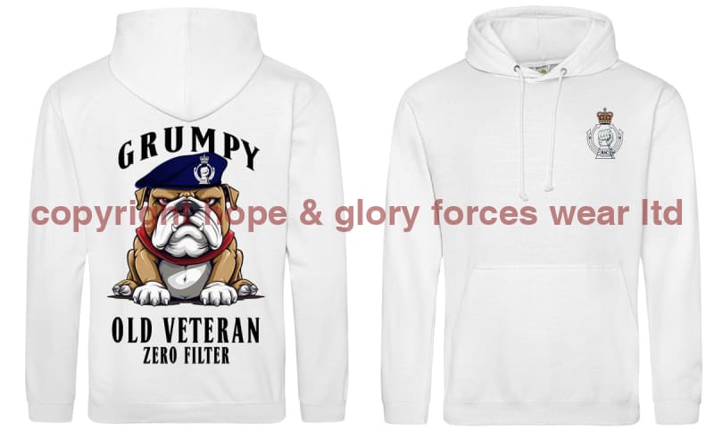 Grumpy Old Royal Armoured Corps Veteran Double Side Printed Hoodie