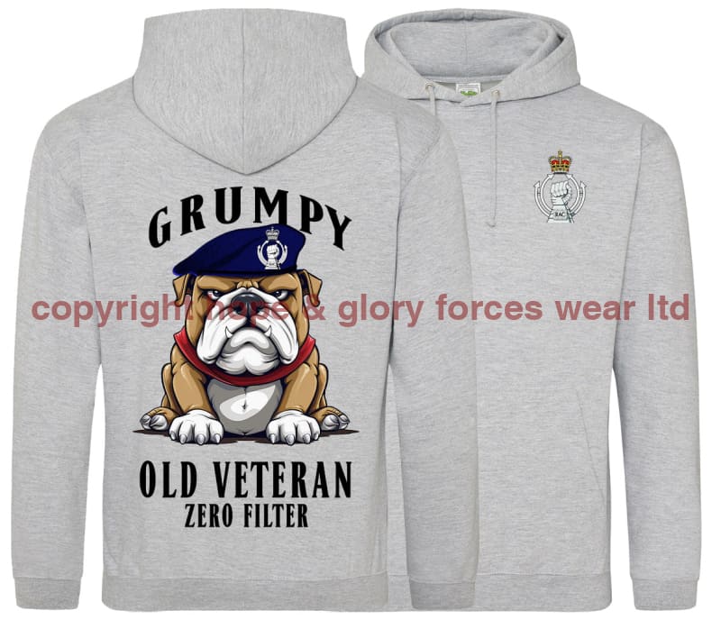 Grumpy Old Royal Armoured Corps Veteran Double Side Printed Hoodie