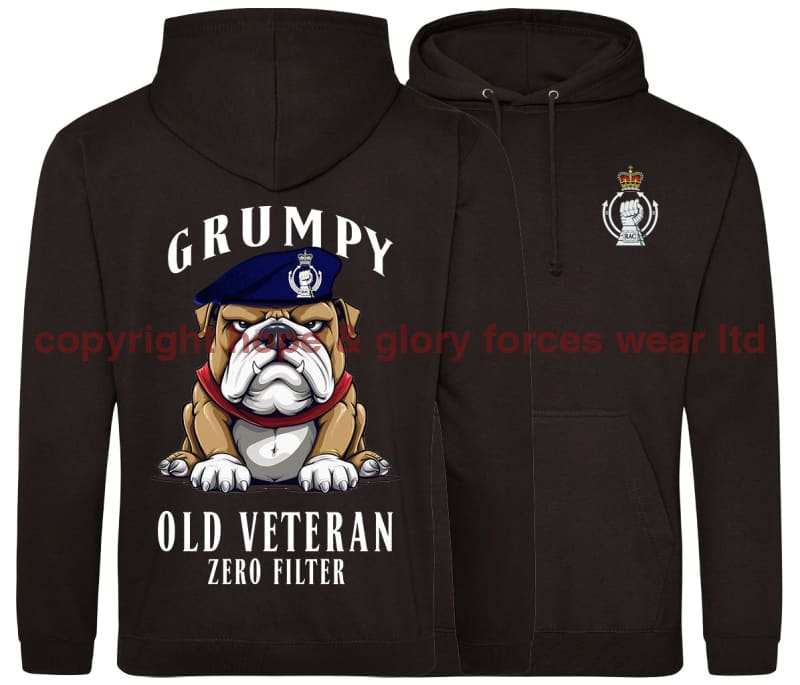 Grumpy Old Royal Armoured Corps Veteran Double Side Printed Hoodie