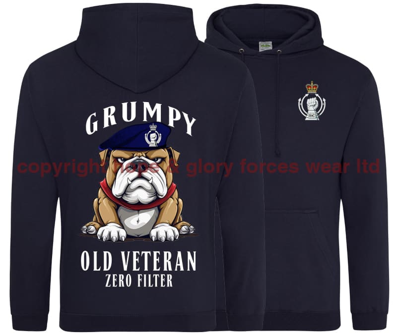 Grumpy Old Royal Armoured Corps Veteran Double Side Printed Hoodie