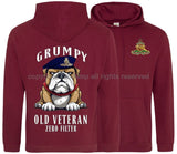 Grumpy Old Royal Artillery Veteran Double Side Printed Hoodie