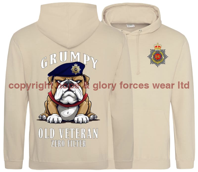 Grumpy Old Royal Corps Of Transport Veteran Double Side Printed Hoodie
