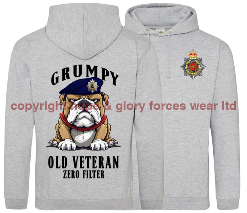 Grumpy Old Royal Corps Of Transport Veteran Double Side Printed Hoodie