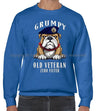 Grumpy Old Royal Corps Of Transport Veteran Front Printed Sweater