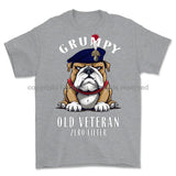 Grumpy Old Fusilier Veteran Printed T-Shirt