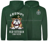 Grumpy Old Royal Green Jackets Veteran Double Side Printed Hoodie