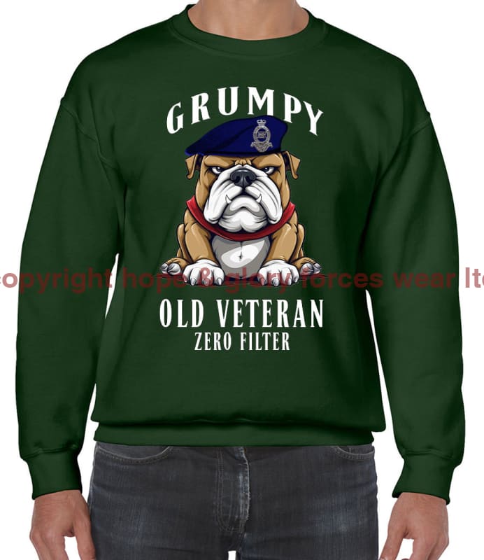 Grumpy Old Royal Horse Artillery Veteran Front Printed Sweater