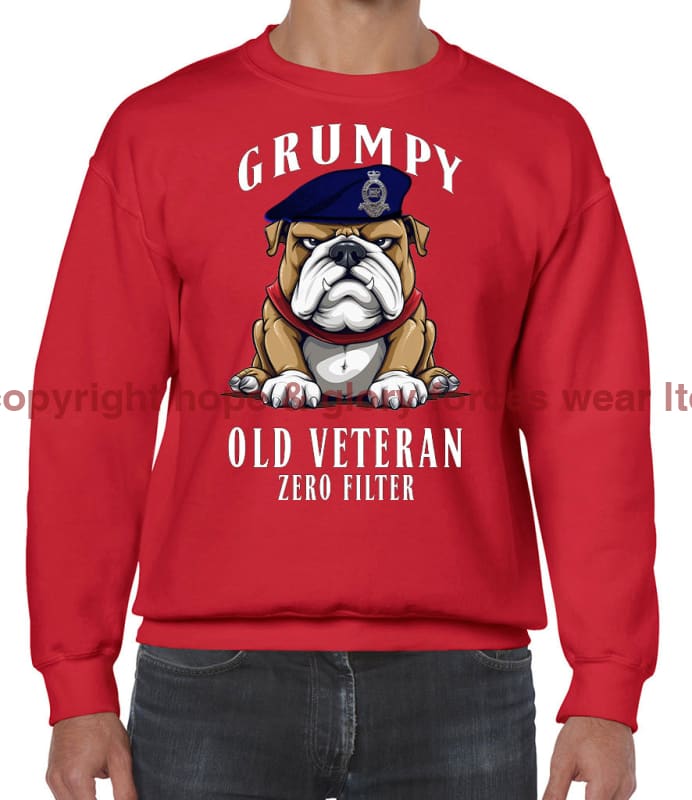 Grumpy Old Royal Horse Artillery Veteran Front Printed Sweater