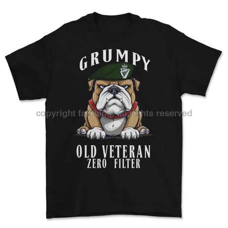 Grumpy Old Royal Irish Regiment Veteran Printed T-Shirt