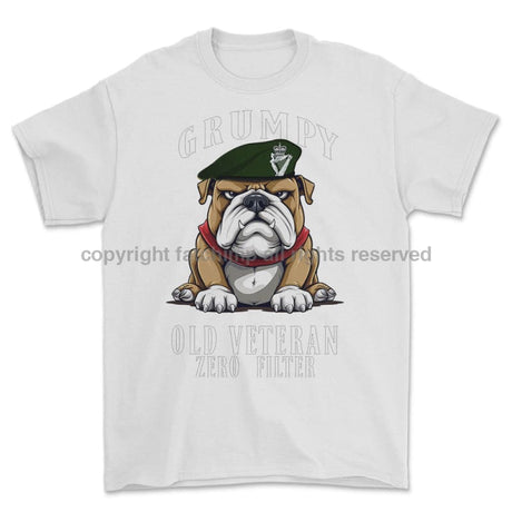 Grumpy Old Royal Irish Regiment Veteran Printed T-Shirt