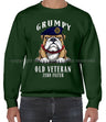 Grumpy Old Royal Logistic Corps Veteran Front Printed Sweater