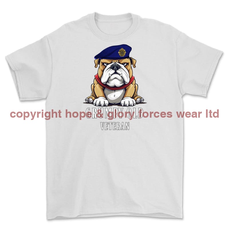 Grumpy Old Royal Logistic Corps Veteran Printed T-Shirt