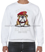Grumpy Old Royal Military Police Veteran Front Printed Sweater