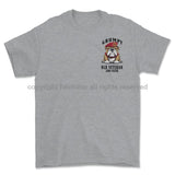Grumpy Old Royal Military Police Veteran Left Chest Printed T-Shirt