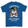 Grumpy Old Royal Navy Officer Printed T-Shirt Small 34/36’ / Blue