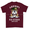 Grumpy Old Royal Navy Officer Printed T-Shirt Small 34/36’ / Maroon