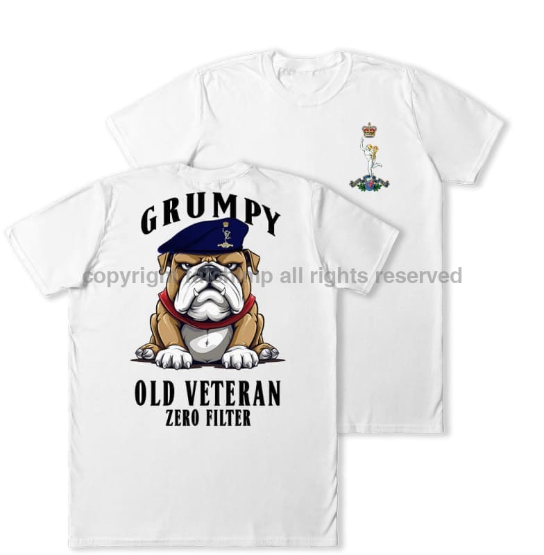 Grumpy Old Royal Signals Veteran Double Print T-Shirt
