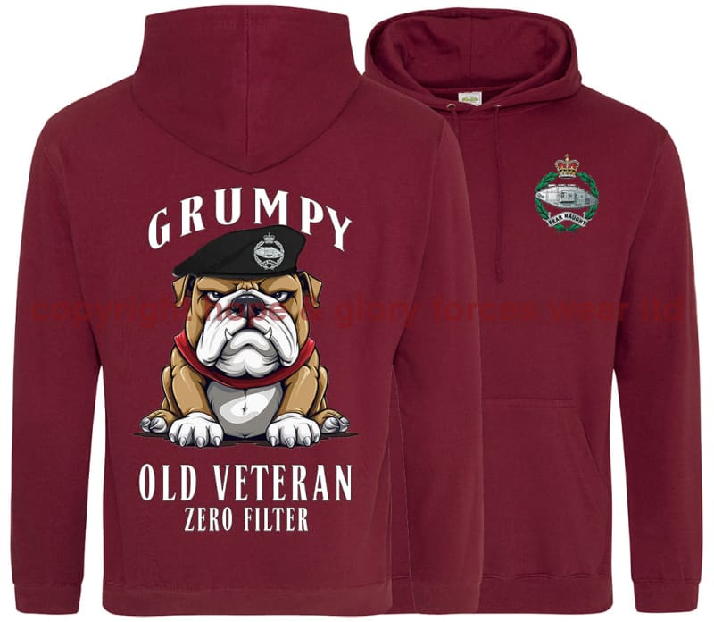 Grumpy Old RTR Tankie Veteran Double Side Printed Hoodie