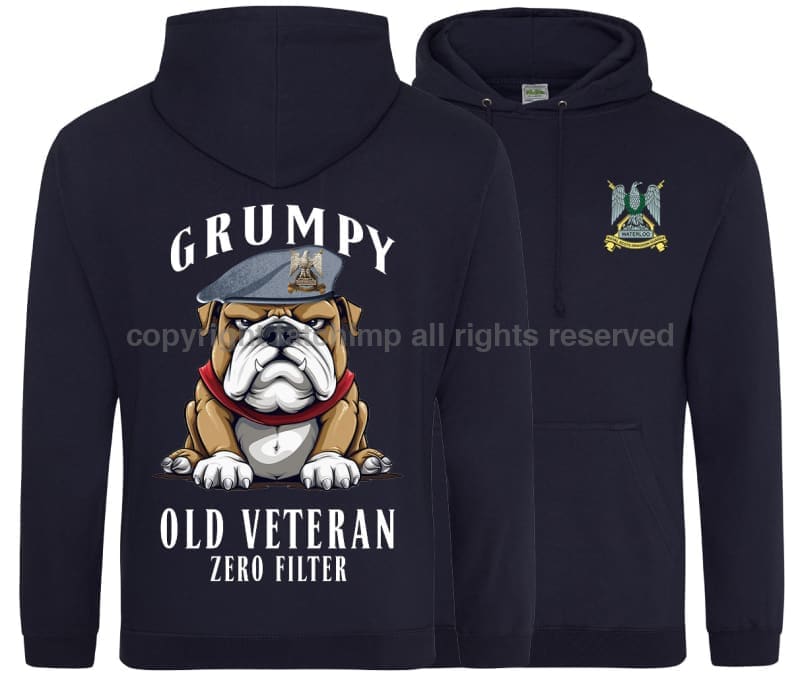 Grumpy Old Scots Dragoon Guards Veteran Double Side Printed Hoodie