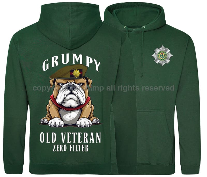 Grumpy Old Scots Guards Veteran Double Side Printed Hoodie