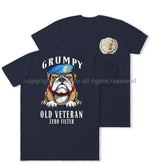 Grumpy Old UN Veteran Double Print T-Shirt