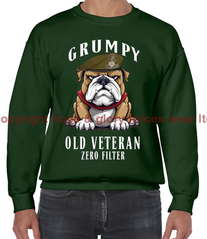 Grumpy Old Yorkshire Regiment Veteran Front Printed Sweater