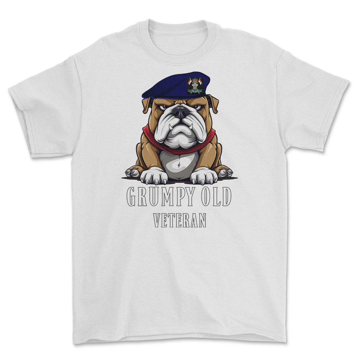 Grumpy Old 9th/12th Royal Lancers Veteran Printed T-Shirt