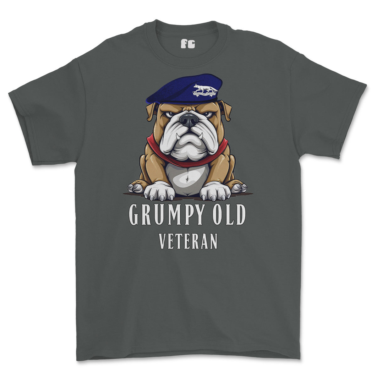 Grumpy Old Queens Own Yeomanry Veteran Printed T-Shirt