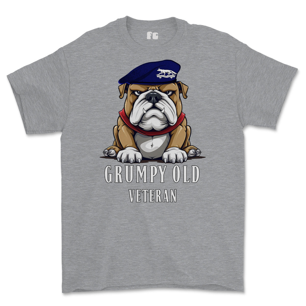Grumpy Old Queens Own Yeomanry Veteran Printed T-Shirt